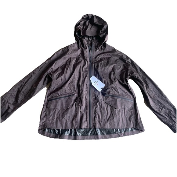Lululemon Drizzle Down Jacket Women's Purple Brown 12 Vent Discontinued NWT